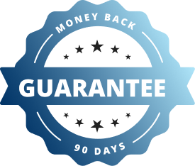 90-day money back guarantee